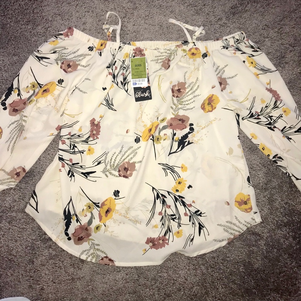 Off the shoulder blouse